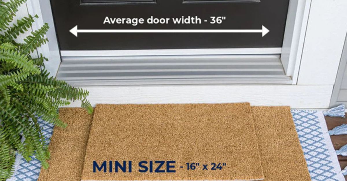 How Big Should Your Front Indoor Door Mats Be? —