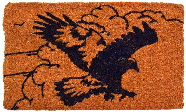 Swooping Eagle Handwoven Coco Doormat