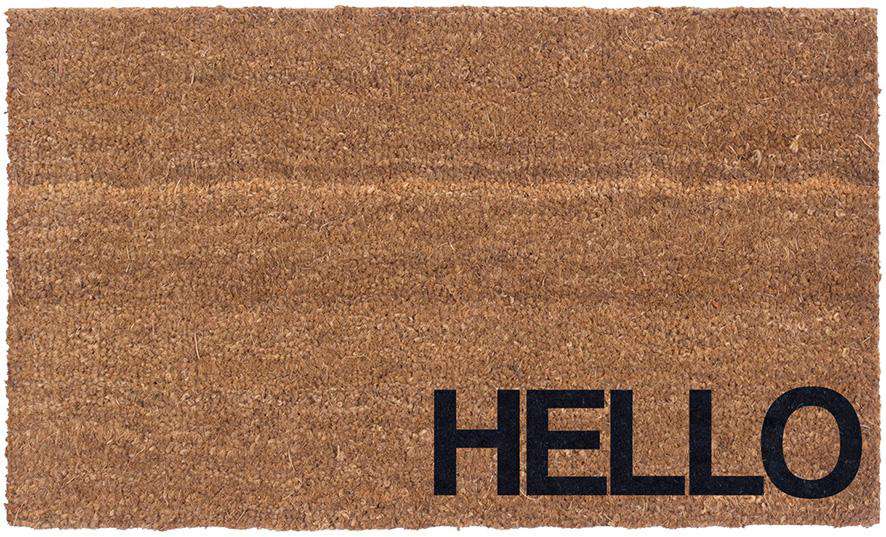 Vinyl Back Doormat Hello Coir Doormat Canada Mats