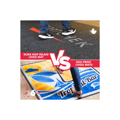 Discover the Difference: DURA NOP INLAID LOGO MAT vs. DIGIPRINT LOGO MATS
