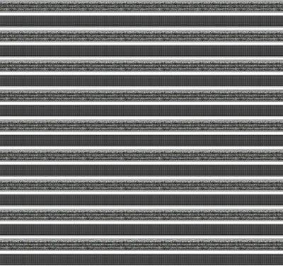 Top Clean Trend Aluminum Entrance Matting - 27mm with Ribbed Carpet