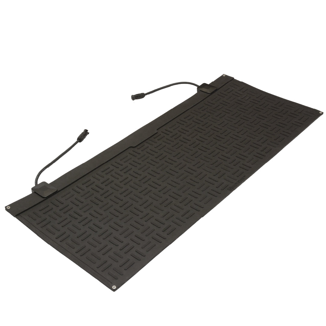 rubber snow melting mat clearing ice without snow salt