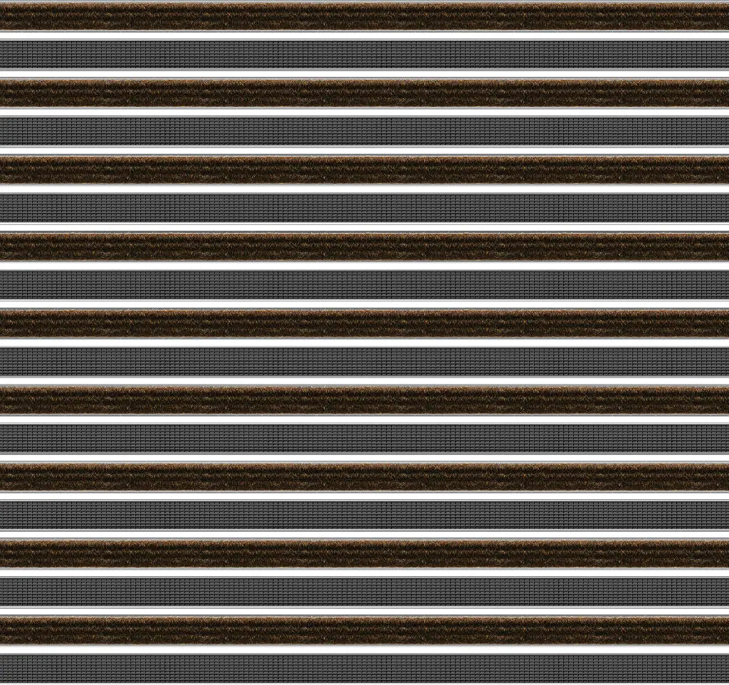 Top Clean Objekt Aluminum Entrance Matting - 22mm with Ribbed Carpet ...