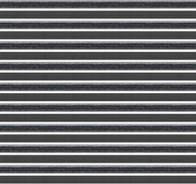 Top Clean Trend Aluminum Entrance Matting - 27mm with Ribbed Carpet