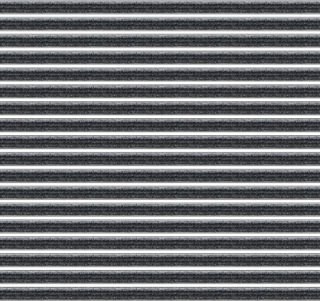 Top Clean Trend Aluminum Entrance Matting - 17mm with Ribbed Carpet