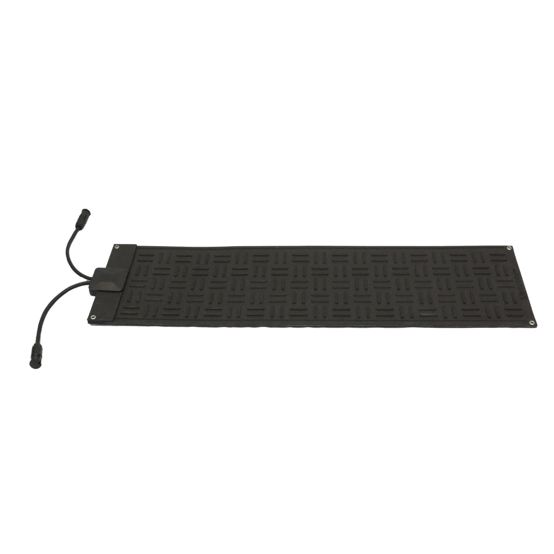 snow melting mat system covering stairs and walkway