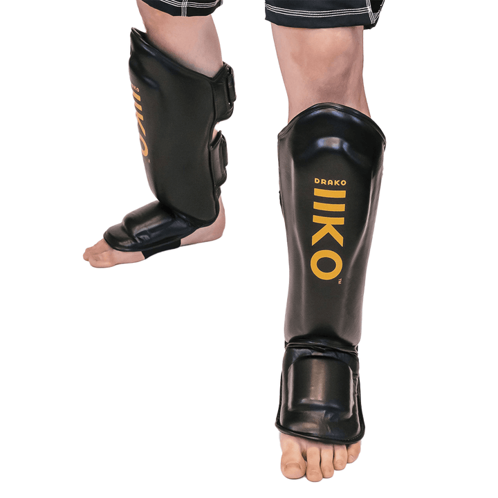 Shin Drako 2KO Super PU Shin Instep | Gel Core & No-Slip Protection