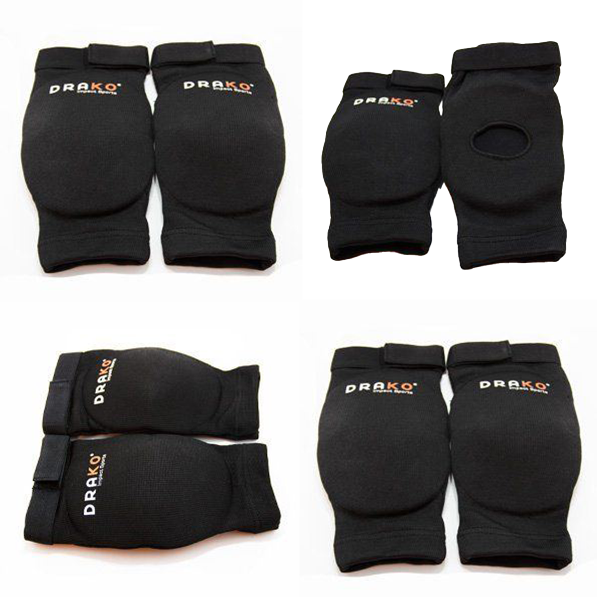 Drako Cloth Elbow and Knee Pads | Flexible Protection for Martial Arts ...