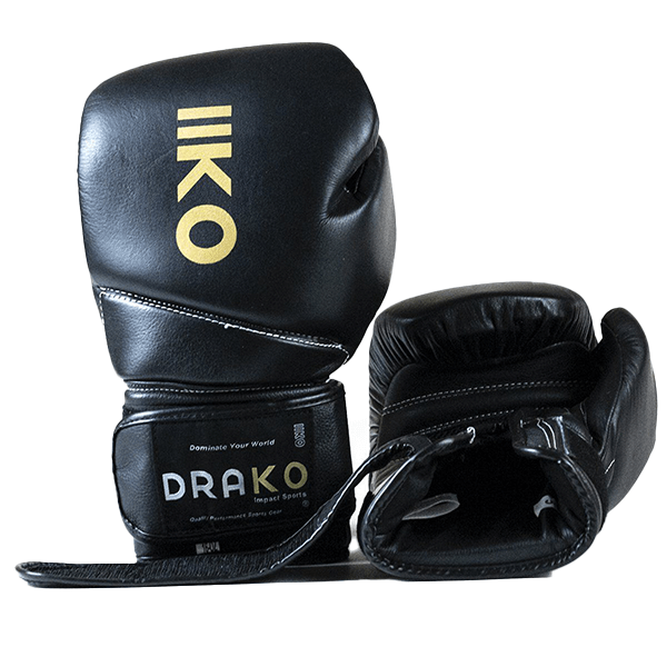 Drako Elite Gold Boxing Gloves
