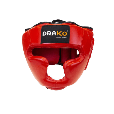 Drako Leather Training Boxing Headgear