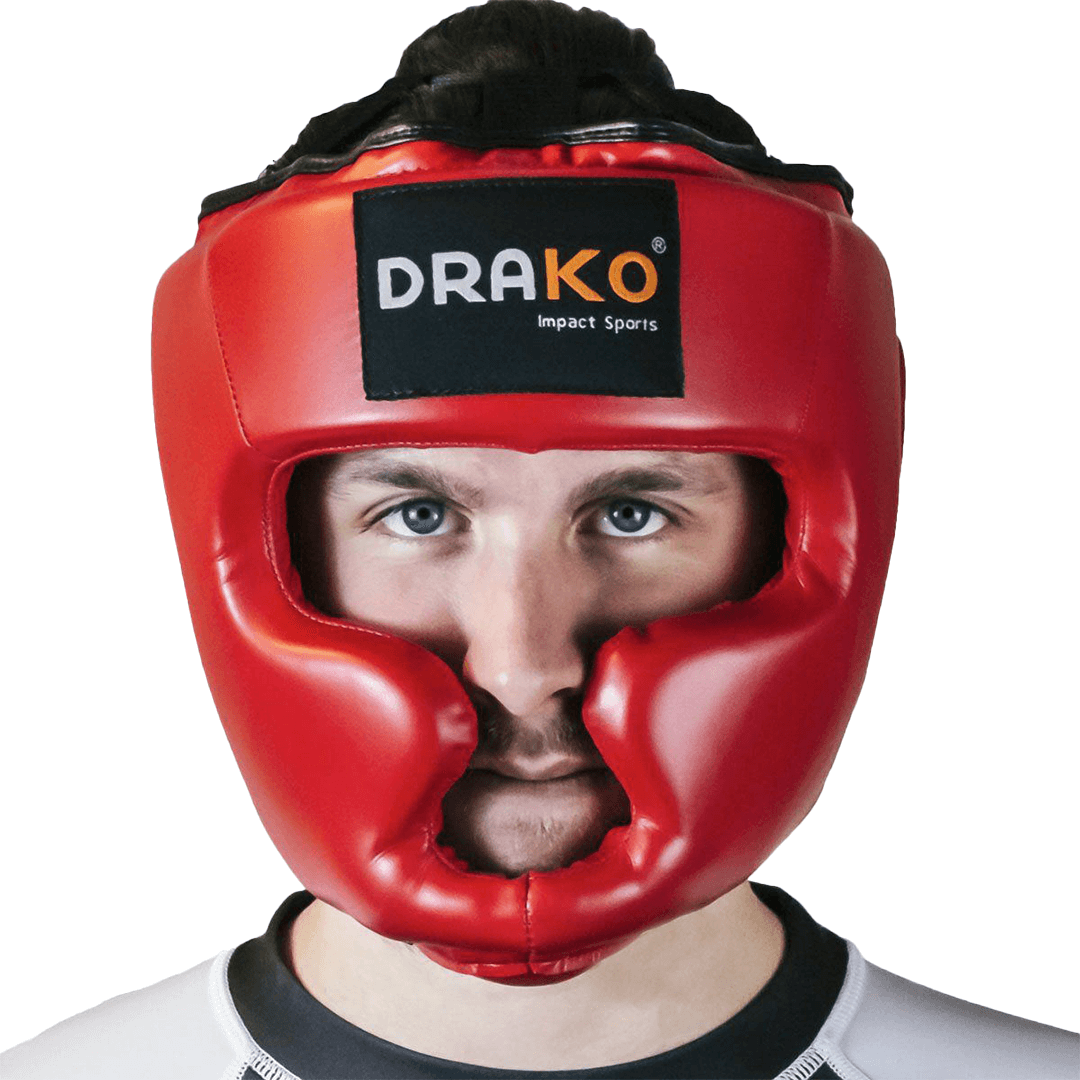 Drako Vinyl Training Boxing Headgear