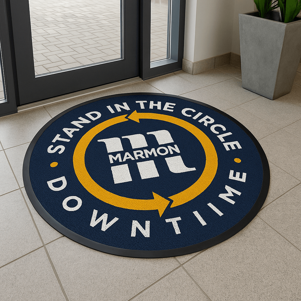 Dura Nop Inlaid Custom Logo Mats - Canada Mats