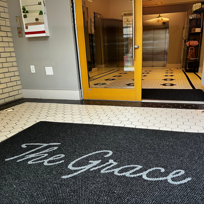 Dura Nop Inlaid Logo Mat