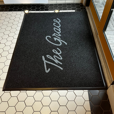 Dura Nop Inlaid Logo Mat