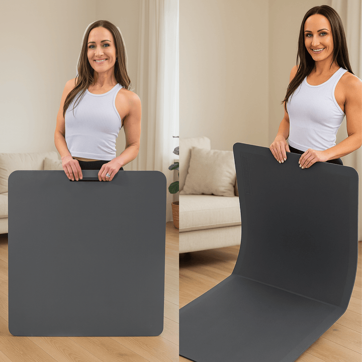 Folding Mat 72x30 | Portable Workout Mat with Carry Handle
