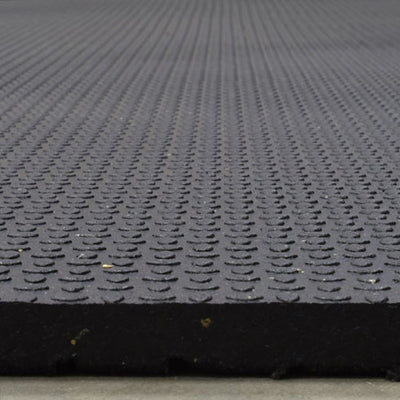 Re-Vulcanized Rubber Stall Mats - Straight Edge