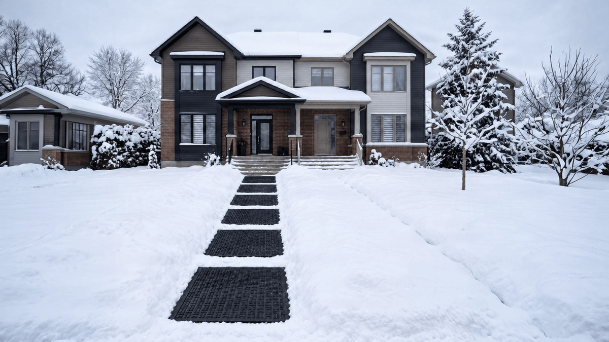 Ends the shovelling and the salt