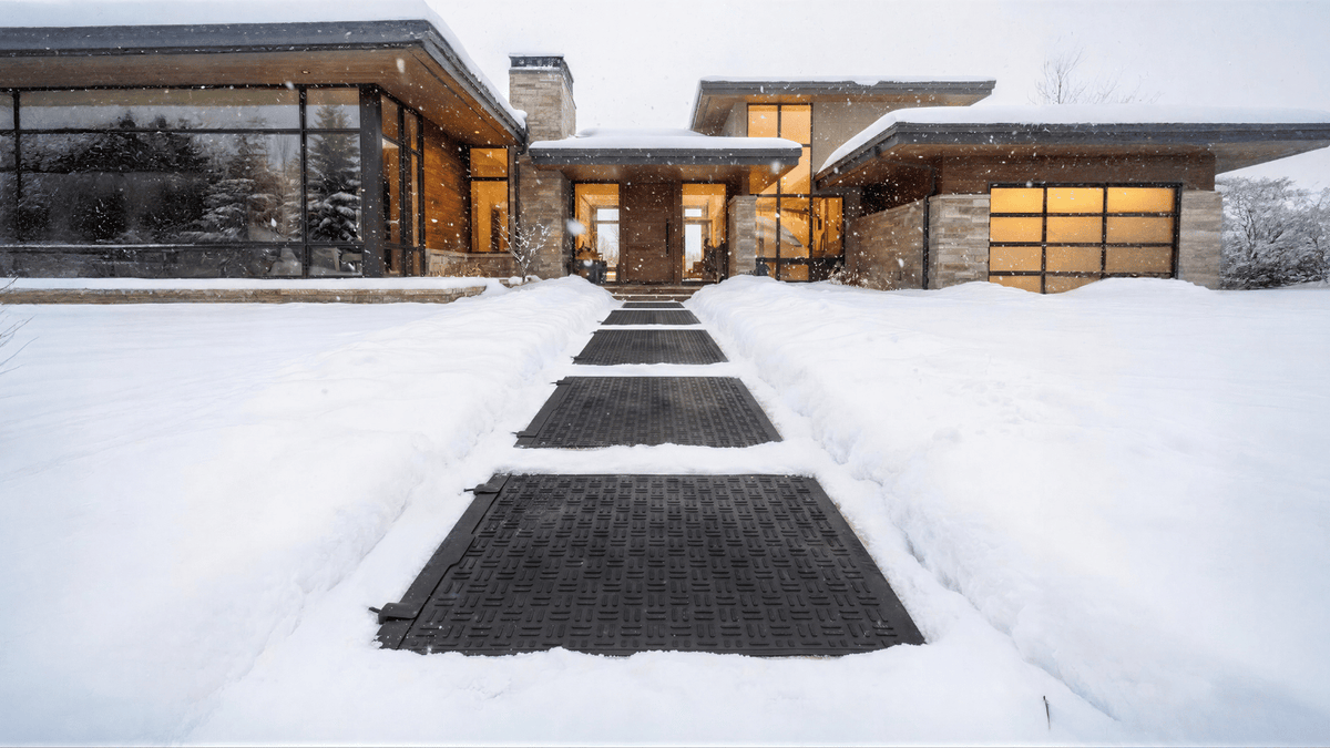 The front walkway