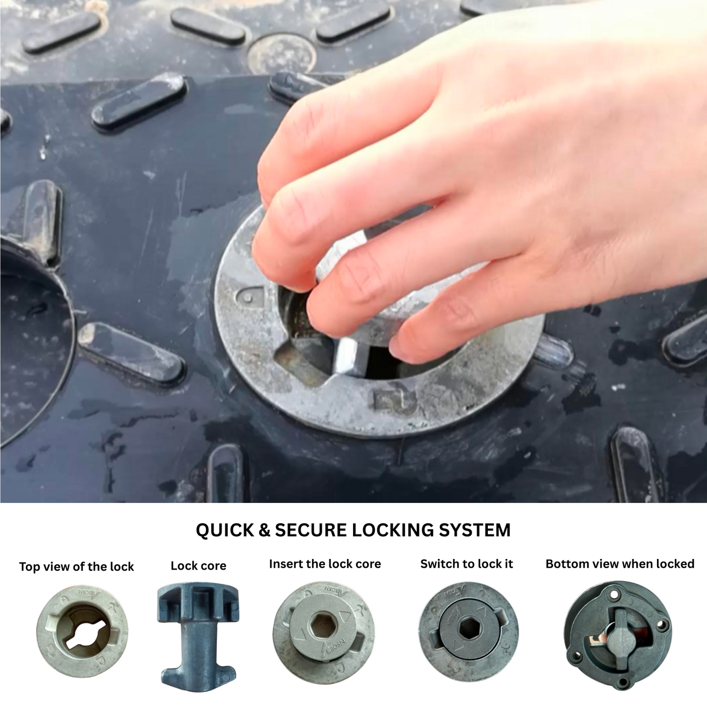 Viper Deck 1500 Extra Heavy Duty UHMWPE Ground Protection Mats