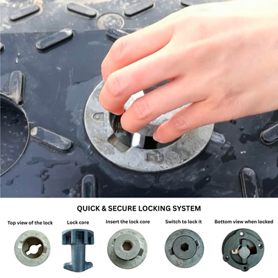 Viper Deck 1500 Extra Heavy Duty UHMWPE Ground Protection Mats