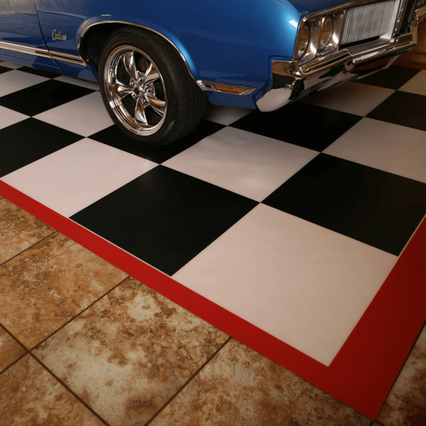 Welded Ceramic Checkerboard Roll Out Mat