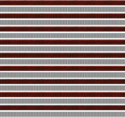 Top Clean Stabil Aluminum Entrance Matting - 17mm with Ribbed Carpet & Cassette Brush