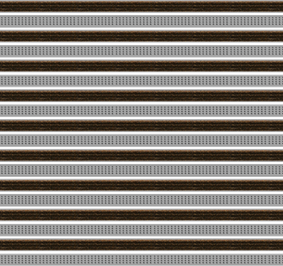 Top Clean Stabil Aluminum Entrance Matting - 17mm with Ribbed Carpet & Cassette Brush