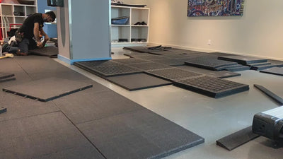 Stride Tiles Gym Floor