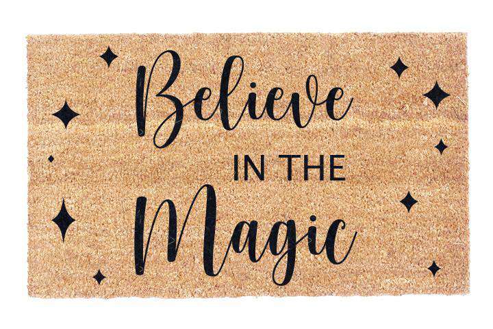 Believe In The Magic Coir Doormat