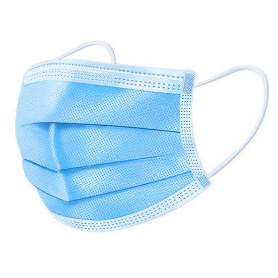 50 PACK OF DISPOSABLE PROTECTIVE FACE MASKS