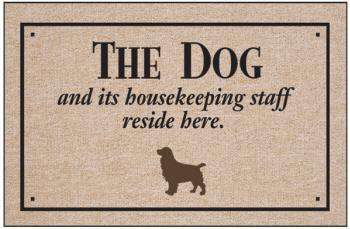 Dog and Housekeeping Staff Olefin Doormat