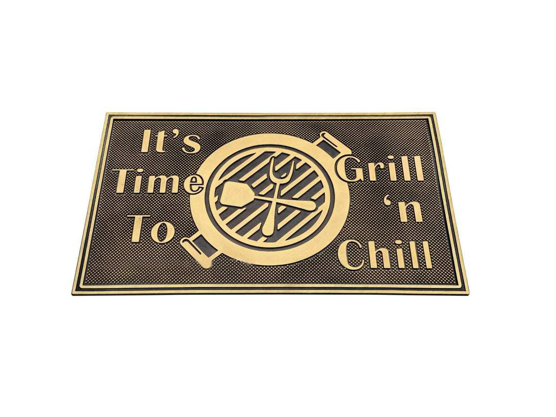 Barbeque Grill N Chill Fire Resistant Rubber Mat