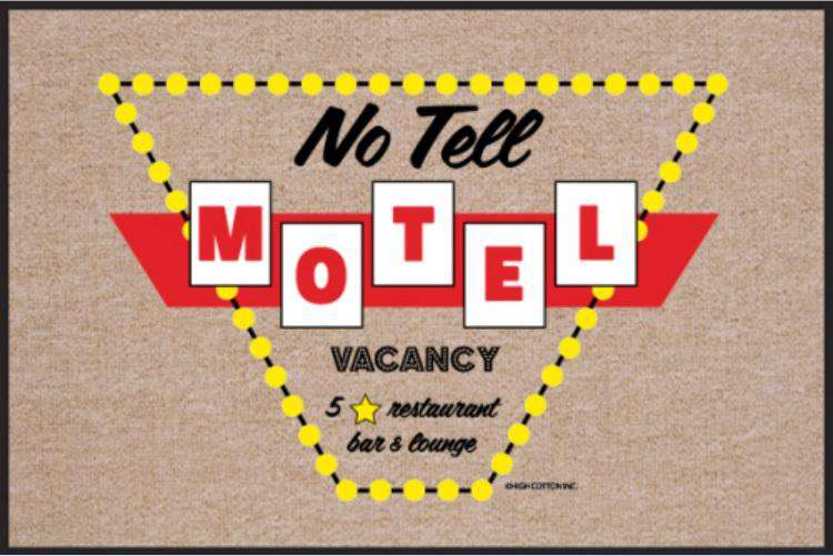 Funny-Doormat-No-Tell-Motel