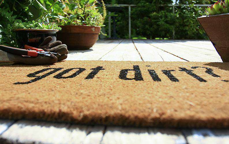 Got Dirt? Handwoven Coco Doormat