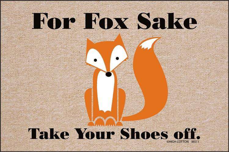 For Fox Sake Olefin Doormat