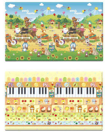 Reversible Dwinguler Playmat with Alphabet - Music Parade baby mat