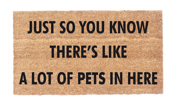 Just so you know there's 2024 a lot of dogs in here