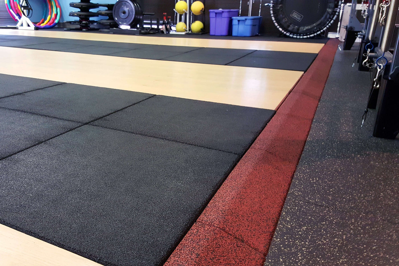 Stride Tiles Gym Floor