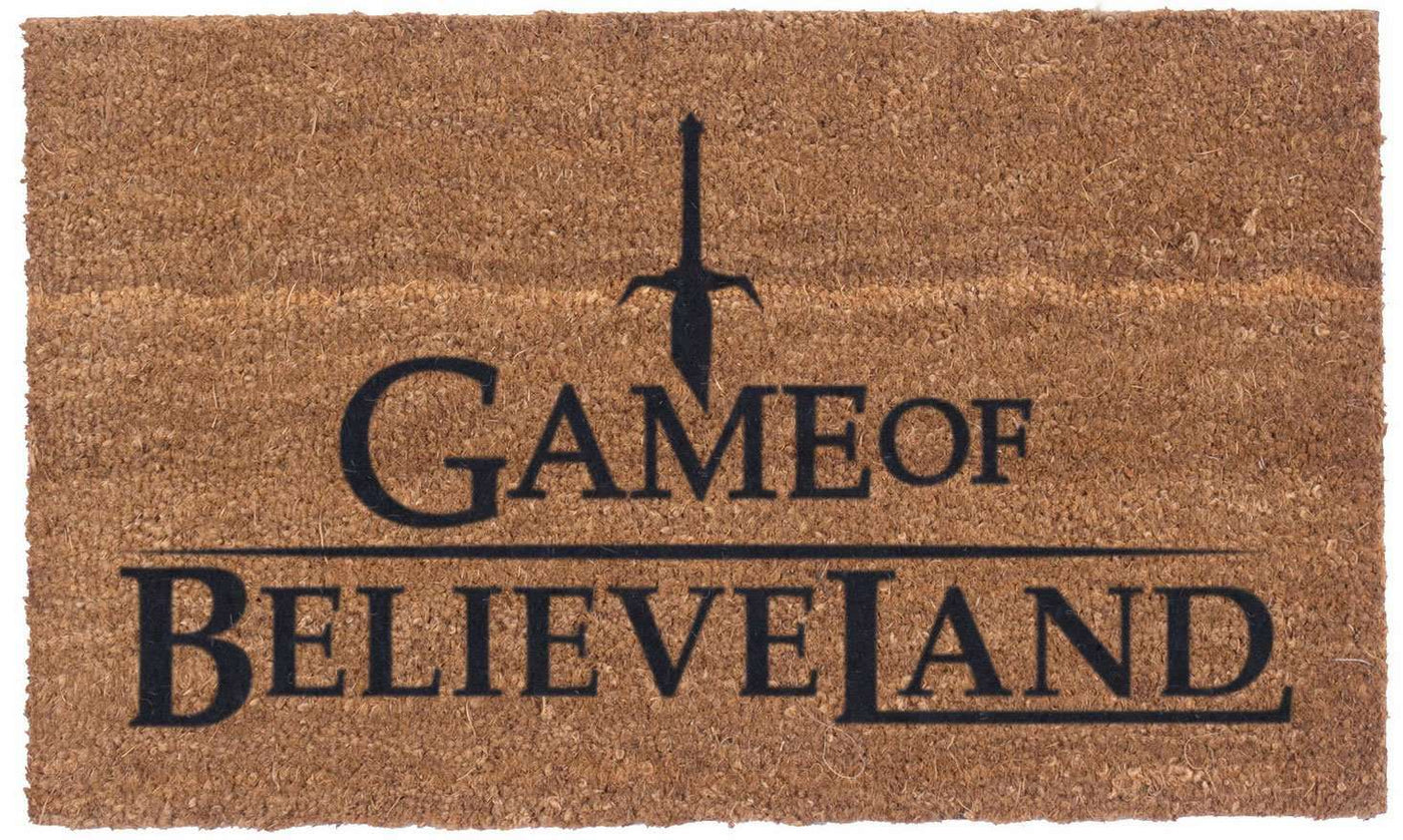 Game of Believeland – Vinyl backed Coco Mats 
