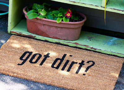 Got Dirt? Handwoven Coco Doormat