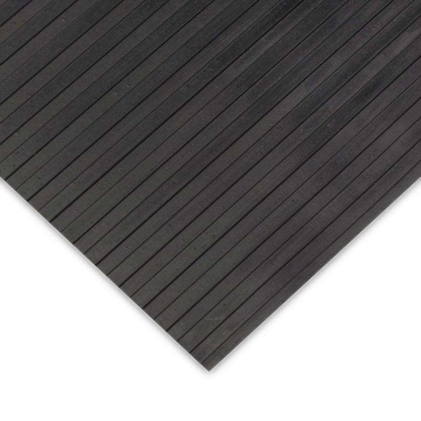Custom Rib Runner Wide Rib Rubber Runner - Canada Mats