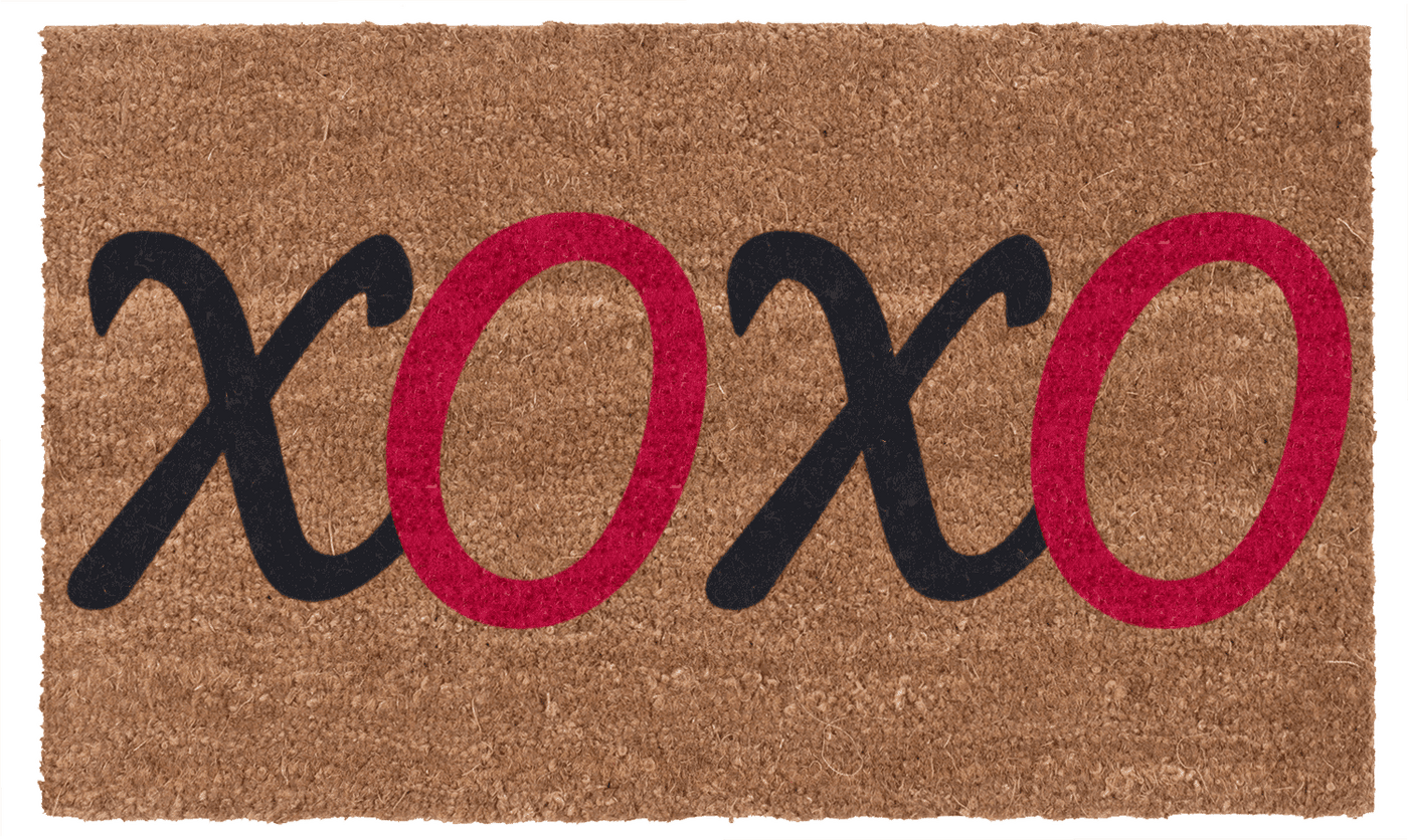 XOXO Handwoven Coco Doormats